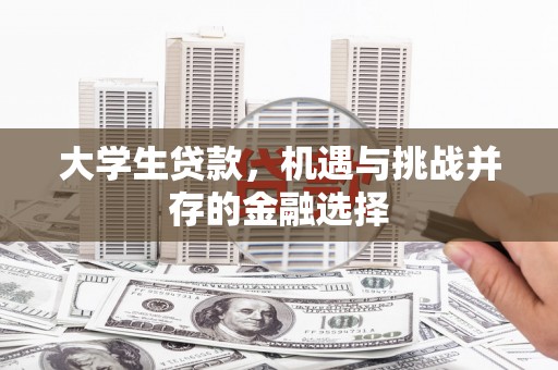 宝鸡大学生贷款，机遇与挑战并存的金融选择