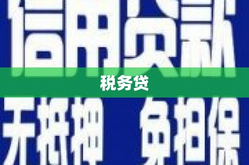 宝鸡税务贷