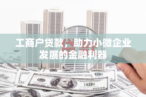 宝鸡工商户贷款，助力小微企业发展的金融利器