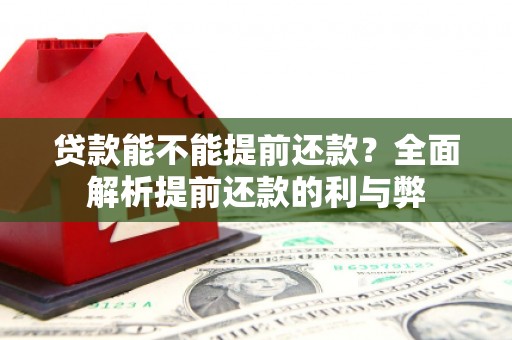 宝鸡贷款能不能提前还款？全面解析提前还款的利与弊