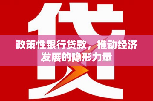 宝鸡政策性银行贷款，推动经济发展的隐形力量