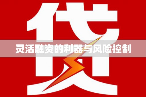 宝鸡灵活融资的利器与风险控制