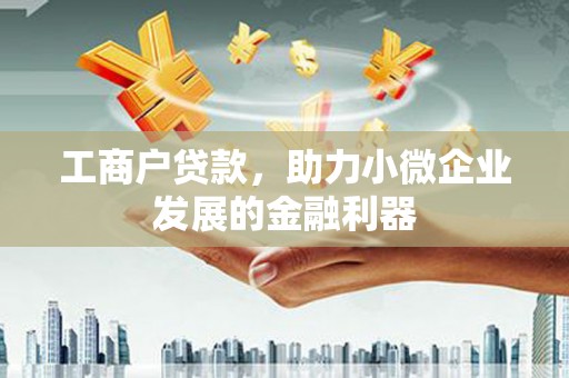 宝鸡工商户贷款，助力小微企业发展的金融利器