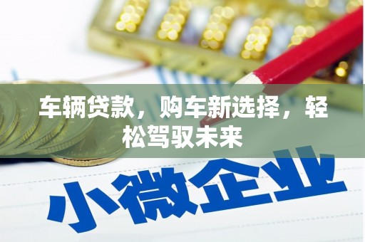 宝鸡车辆贷款，购车新选择，轻松驾驭未来