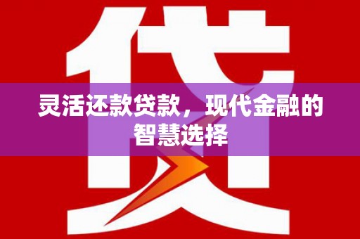 宝鸡灵活还款贷款，现代金融的智慧选择
