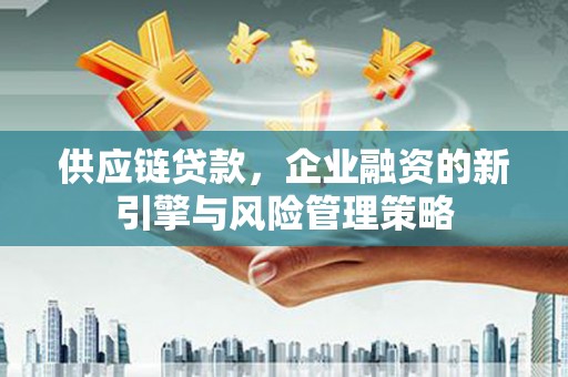 宝鸡供应链贷款，企业融资的新引擎与风险管理策略