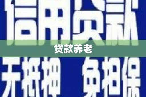 宝鸡贷款养老