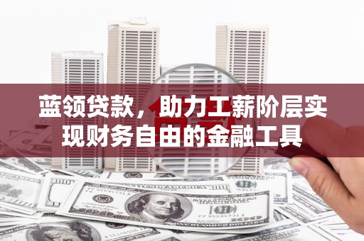 宝鸡蓝领贷款，助力工薪阶层实现财务自由的金融工具